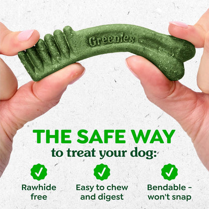 Golosinas dentales naturales recomendadas por veterinarios Greenies...