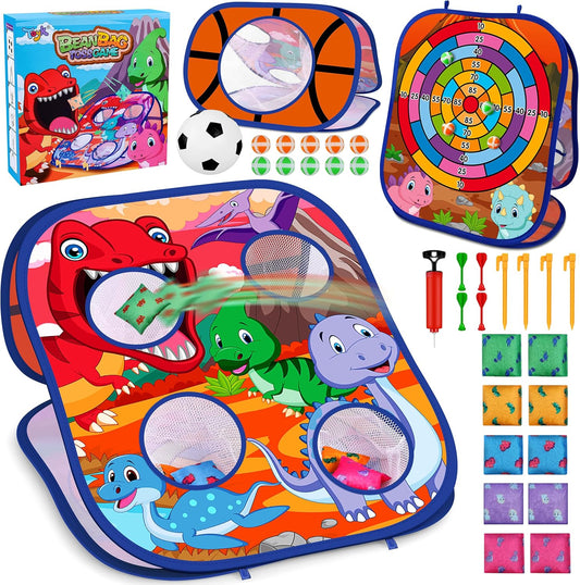 Juego de lanzamiento de bolsas de frijoles de animales, juego de la...