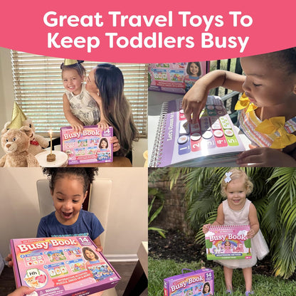3 Year Old Girl Gifts - Montessori Busy Book For Toddlers 3-5, 4 Ye...