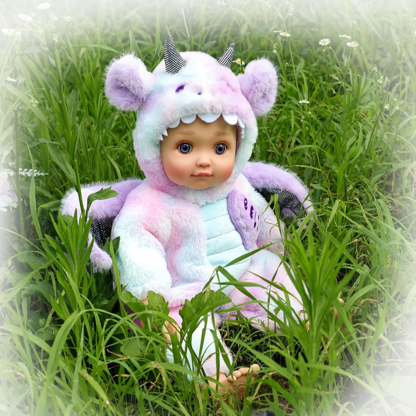 Cloveray Muñecas de bebé, muñeca de bebé grande de 18 pulgadas, rea...