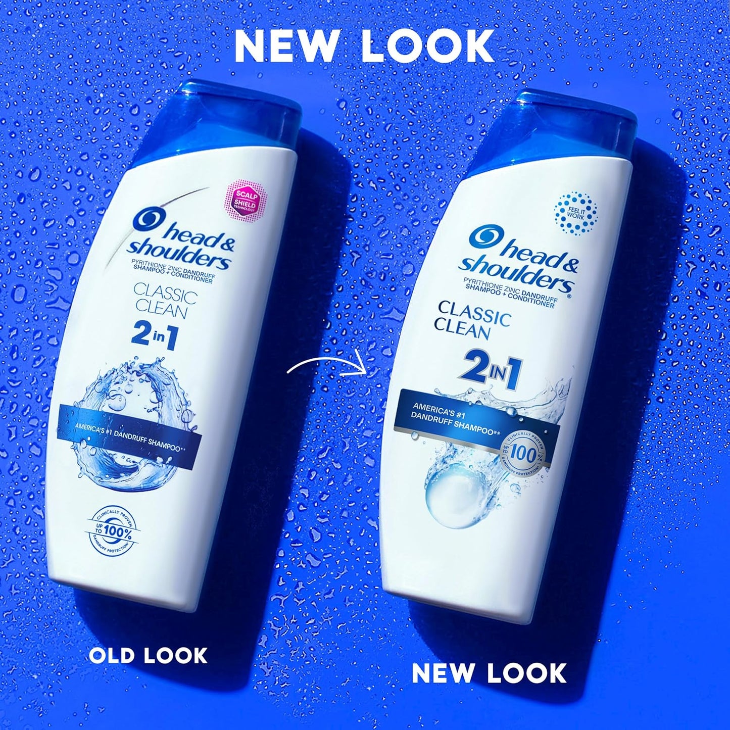 Head &amp; Shoulders Champú y acondicionador anticaspa, Classic Cle...