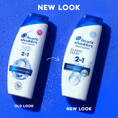 Head &amp; Shoulders Champú y acondicionador anticaspa, Classic Cle...