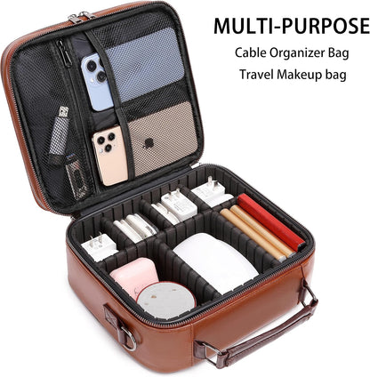KYALOU Organizador de Viaje Electrónico, Estuche Grande para Cables...