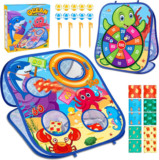 Juego de lanzamiento de bolsas de frijoles de animales, juego de la...
