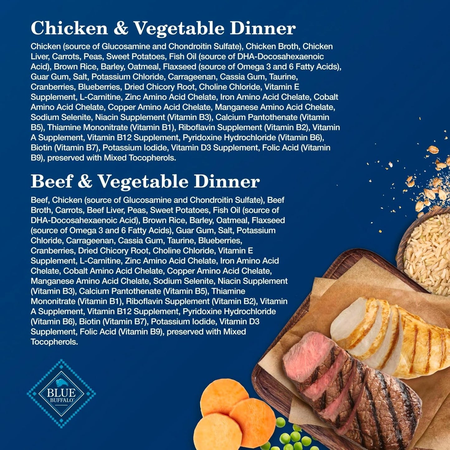 Blue Buffalo Homestyle Recipe Alimento Húmedo para Perros Senior, H...