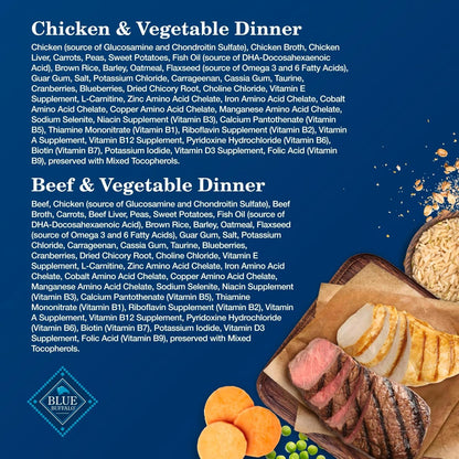 Blue Buffalo Homestyle Recipe Alimento Húmedo para Perros Senior, H...