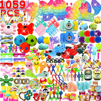 Más de 1000 piezas de recuerdos de fiesta para niños, paquete de ju...