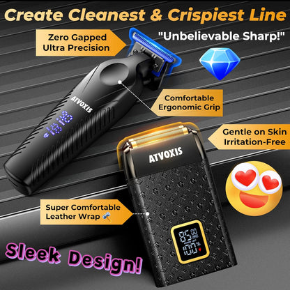 9000 RPM Razor-Sharp Zero Gap T Blade - Recortadora de pelo y barba...