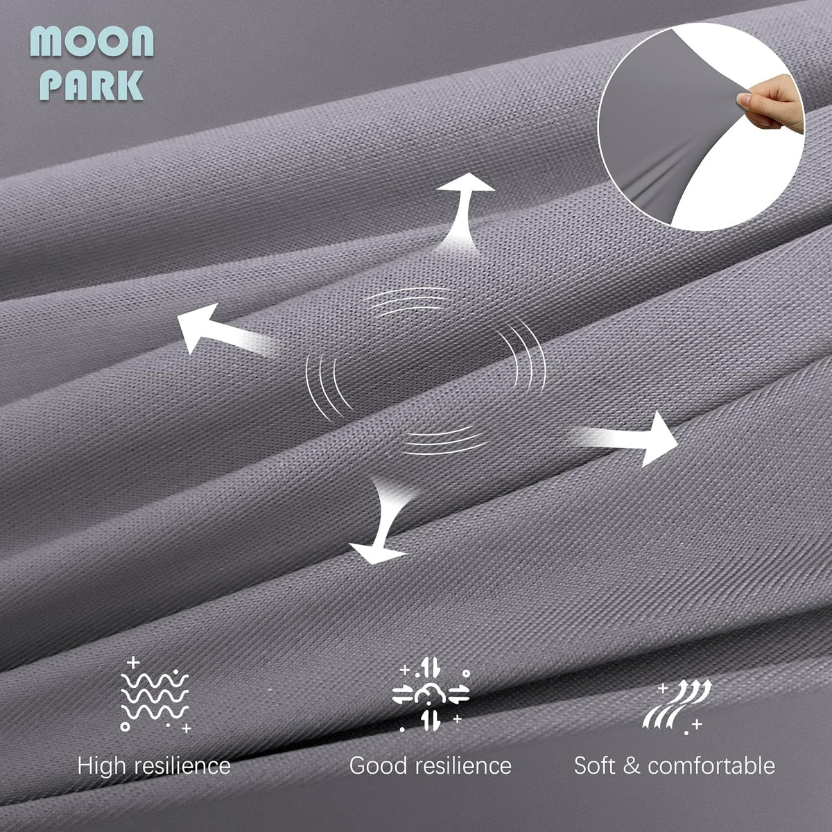 MOON PARK-Almohadas de embarazo y maternidad de cuerpo completo par...