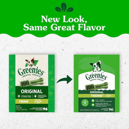 Golosinas naturales recomendadas por veterinarios Greenies para la...