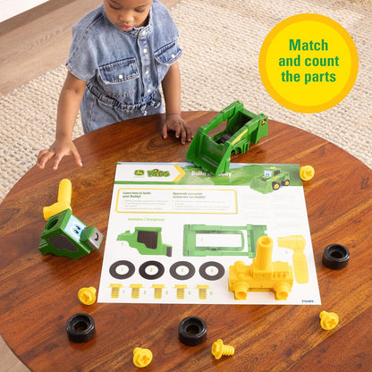 BUILD-A-BUDDY - Juguetes para desarmar John Deere Skid Steer - Incl...