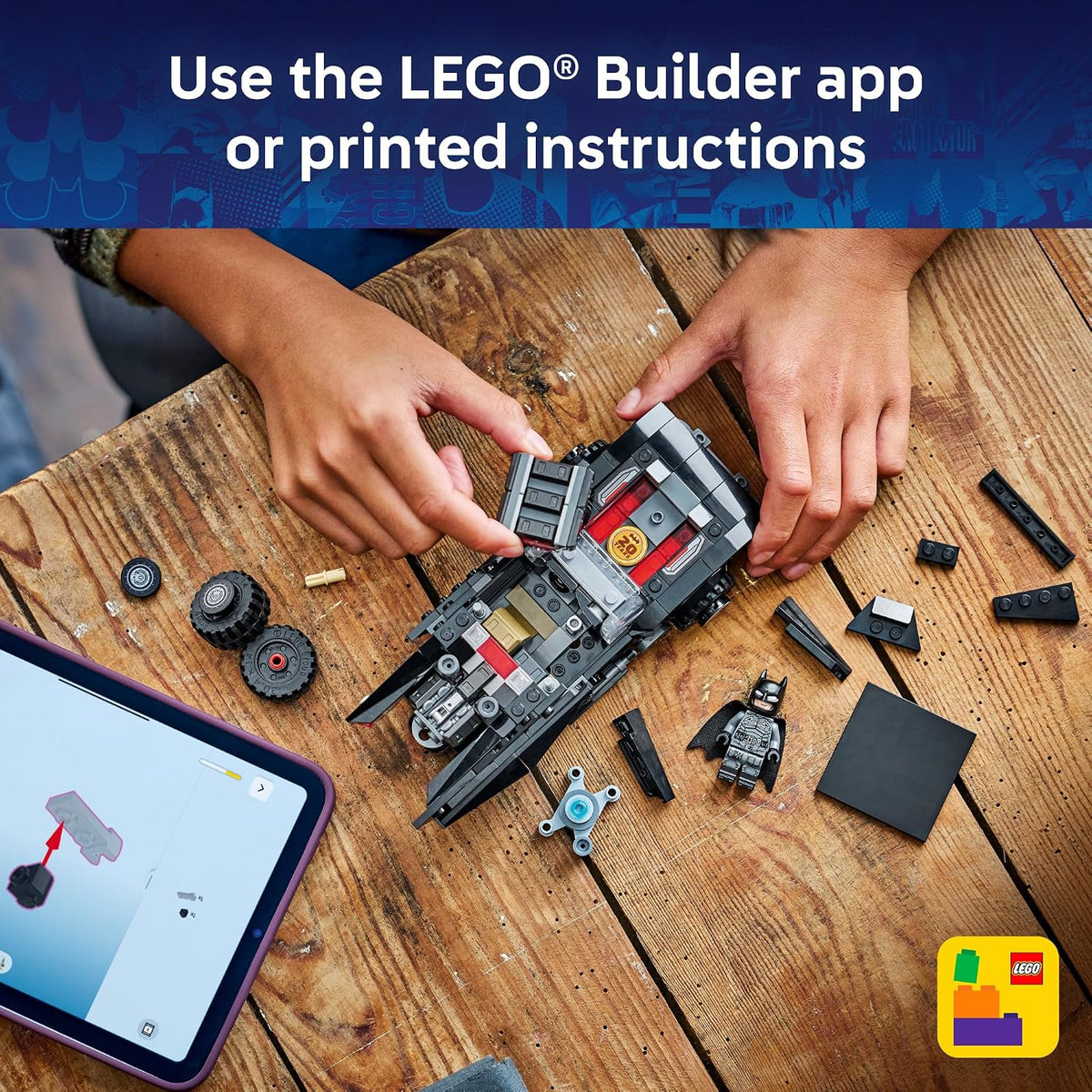 LEGO DC Batman: The Batman Batmobile - Juguete de construcción para...