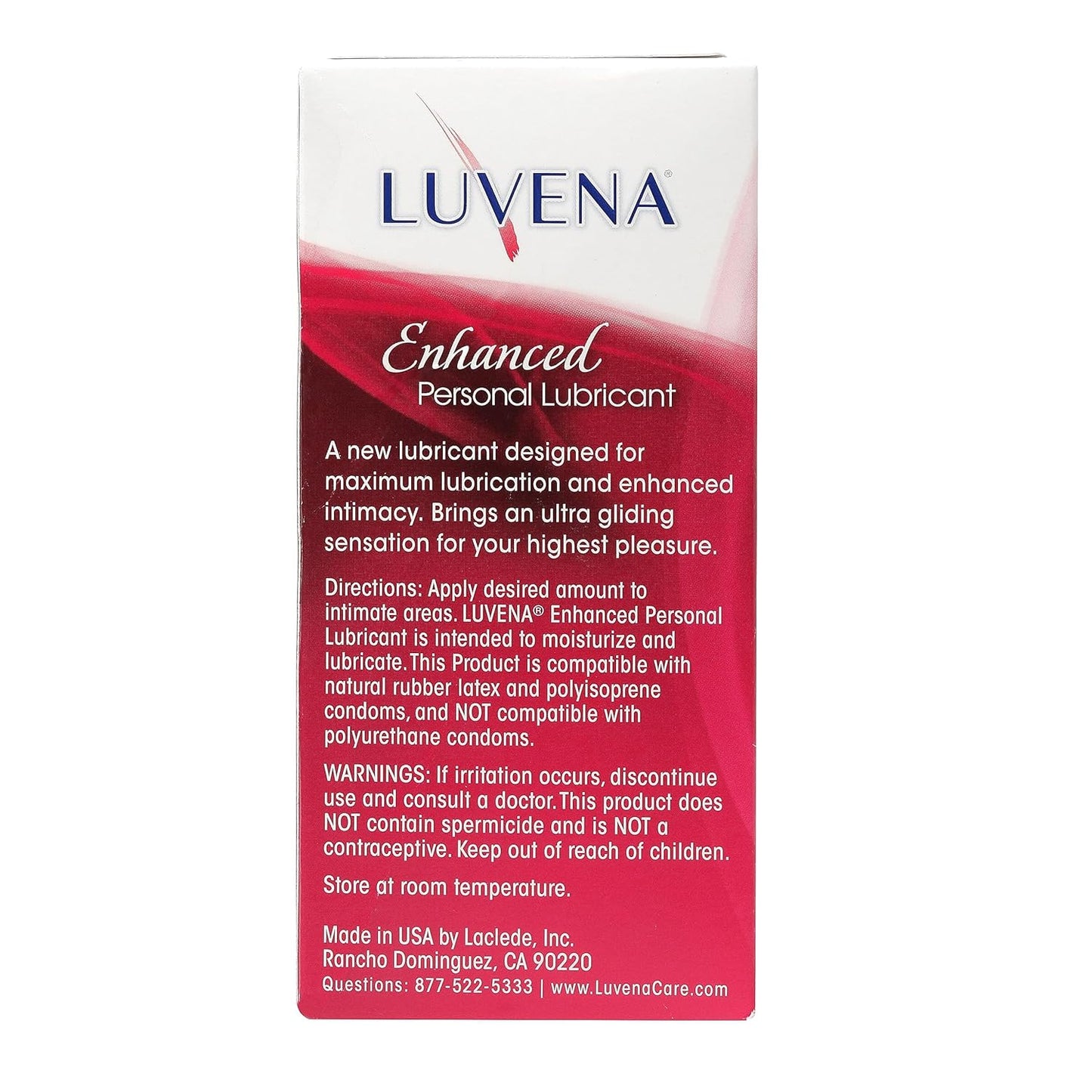 Luvena Lubricante para mujeres, alivia la sequedad femenina, cuidad...