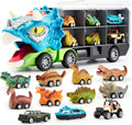 JOYIN Juguetes de Dinosaurio 13 en 1 para Niños de 3-5, Camión de D...