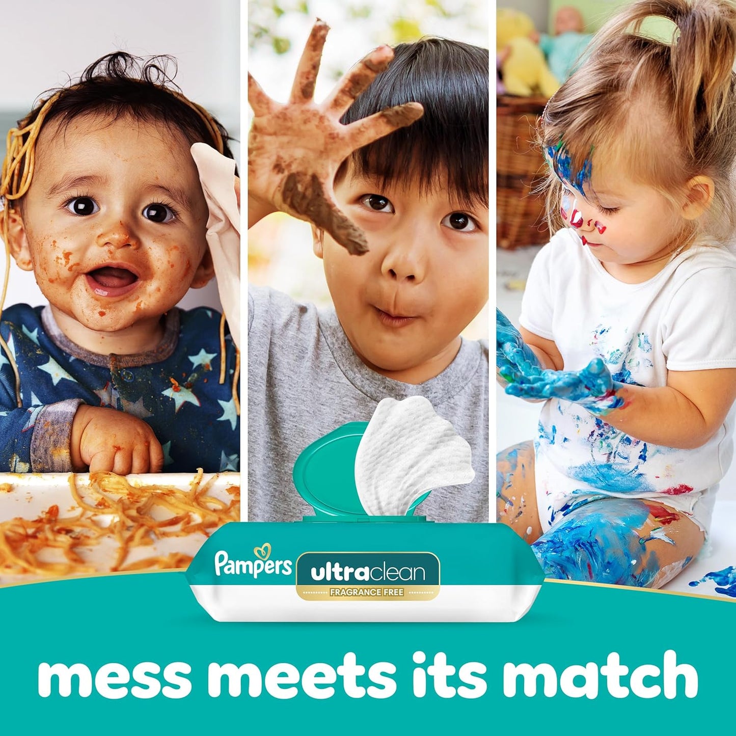 Pampers Toallitas Ultra Clean para Bebés (Anteriormente 'Free &...