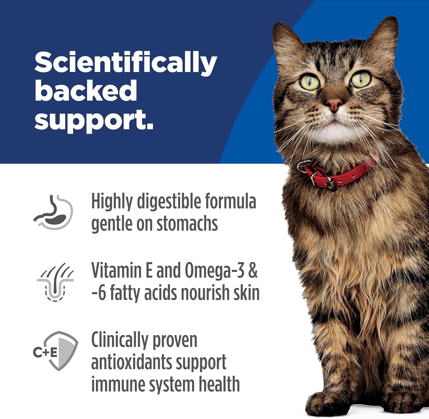 Hill's Science Diet Alimento seco para gatos adultos de 1 a 6 a...