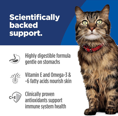 Hill's Science Diet Alimento seco para gatos adultos de 1 a 6 a...