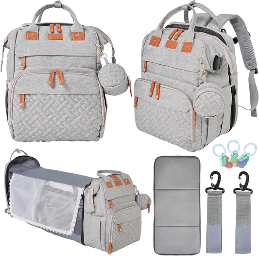 Pañaleras para Bebe - Mochila Orian para pañales con cambiador de b...