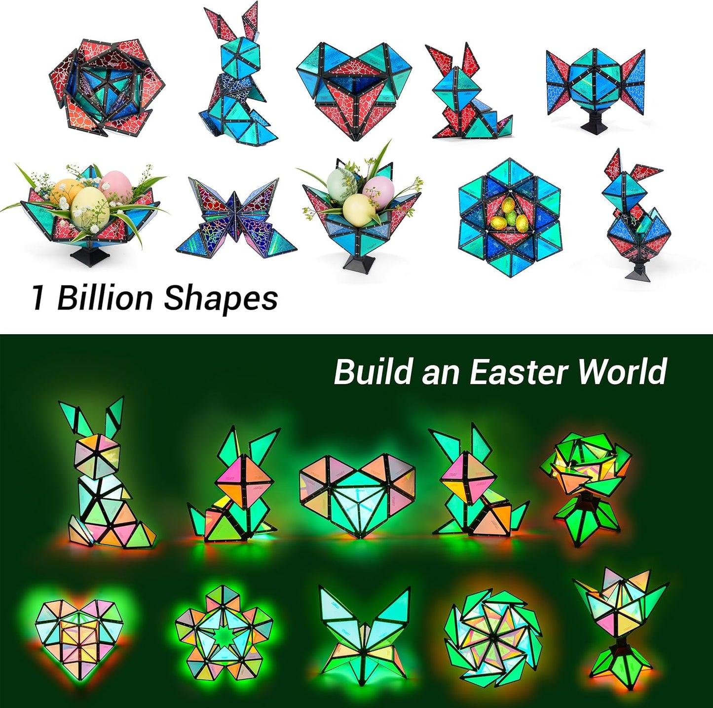 TOSY Pirámide Magnética de Piedra - 1 Cubo se Transforma en 1 Billó...