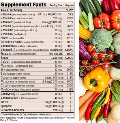 ANDREW LESSMAN Essential-1 nuonce max Multivitamínico 3000 UI Vitam...