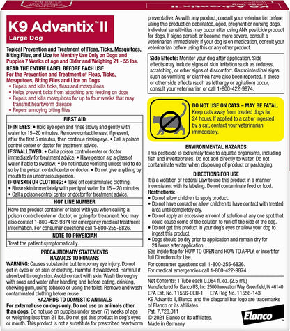K9 Advantix II - Tratamiento y prevención veterinario recomendado p...