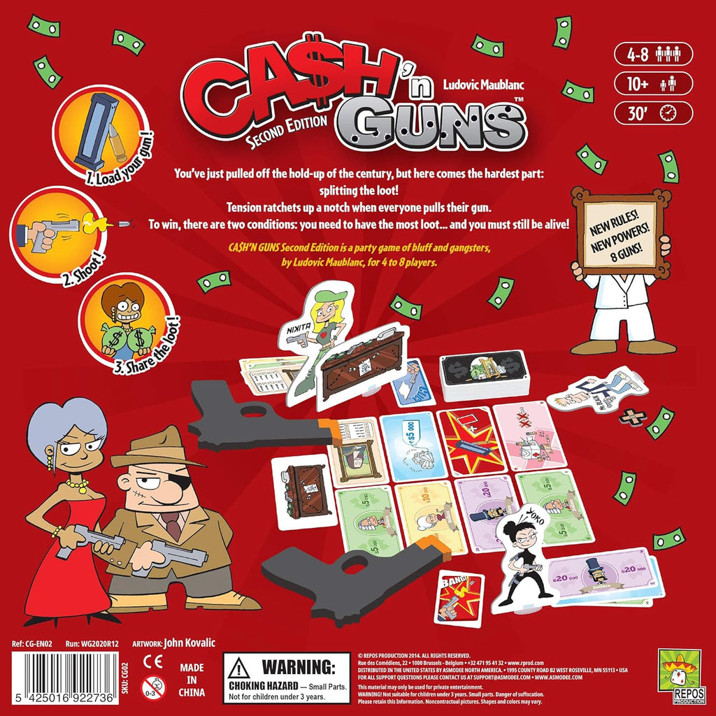 Juego Cash N Guns, segunda edición