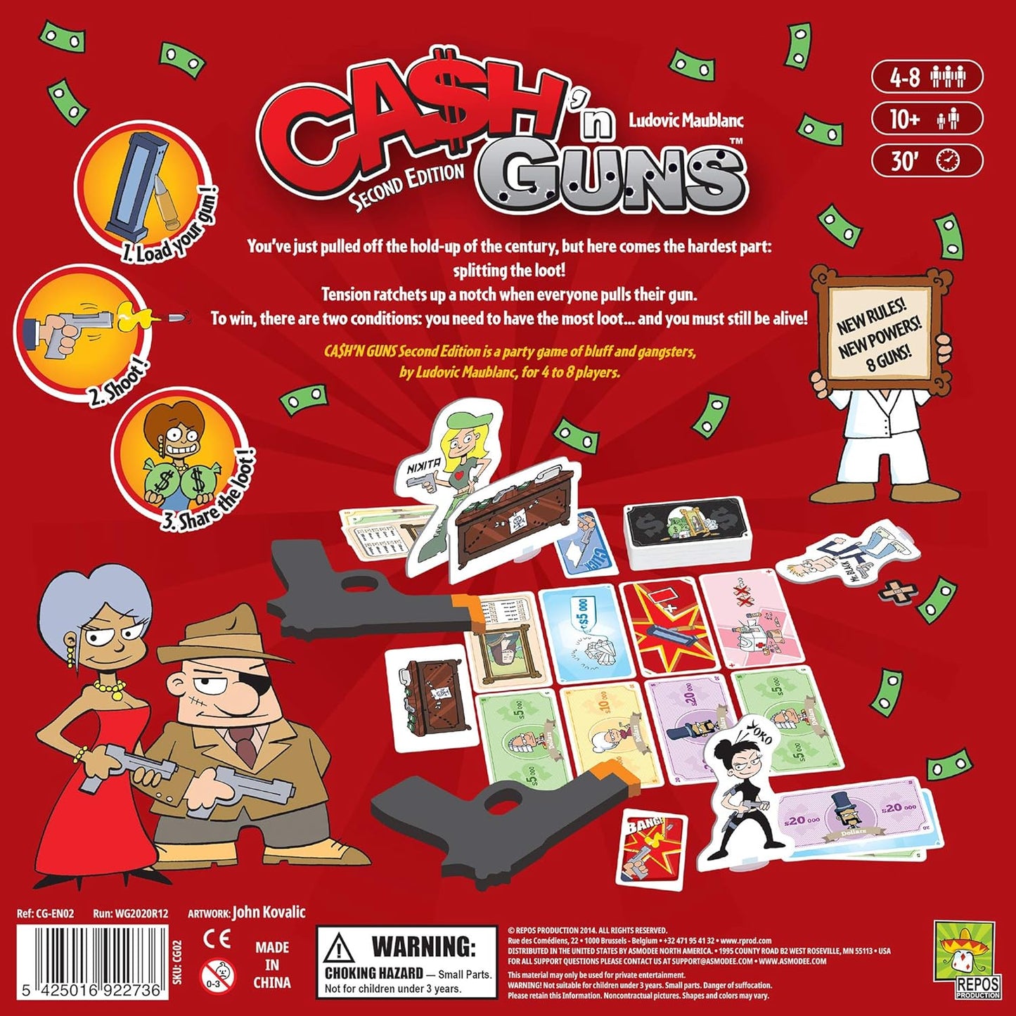 Juego Cash N Guns, segunda edición
