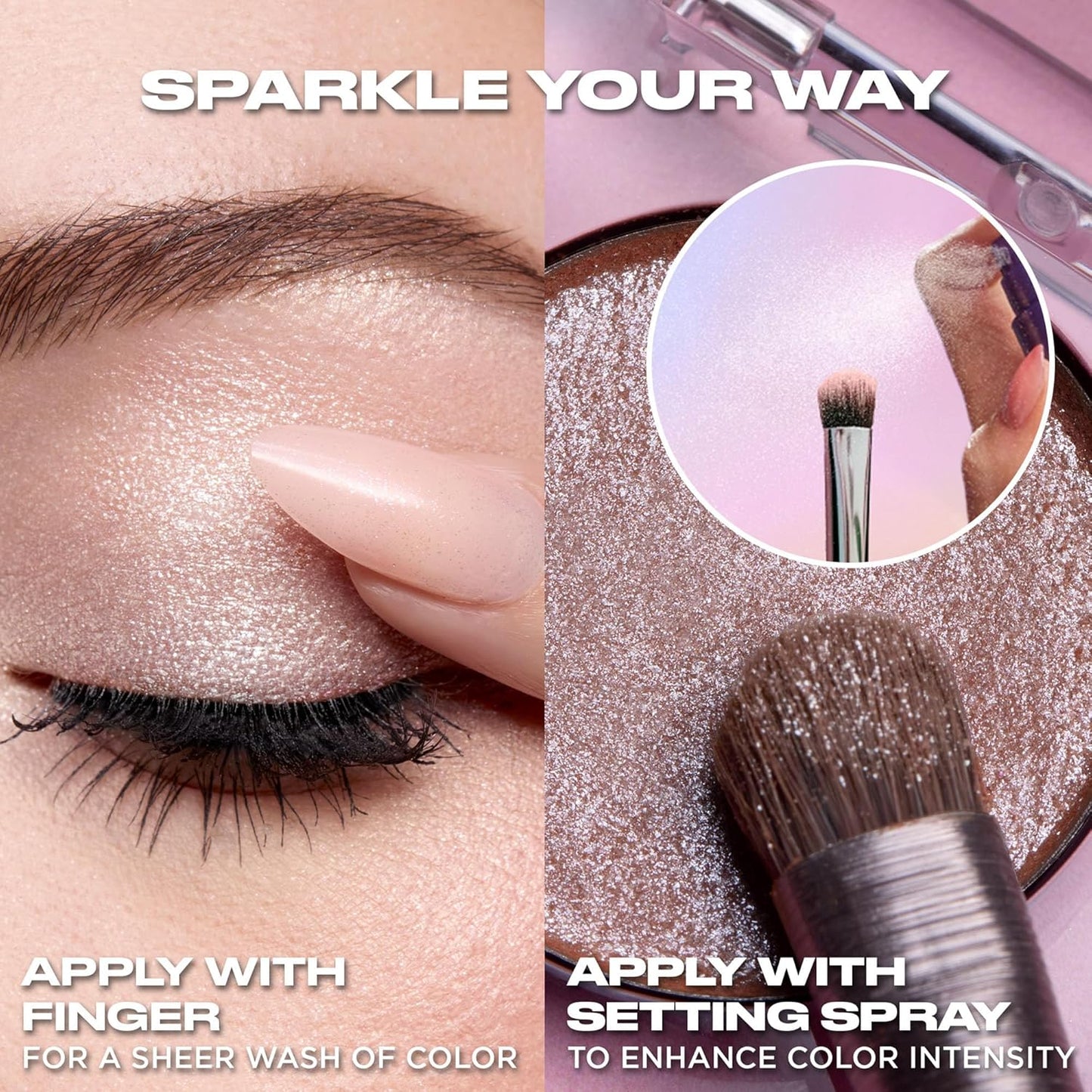 URBAN DECAY Sombra de ojos con purpurina 24\/7 Moondust - Maquillaj...