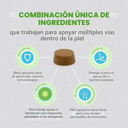Nutramax Dermaquin Suplemento de Apoyo para la Piel para Perros Gra...