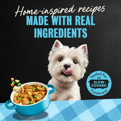 Cesar Home Delights - Comida húmeda para perros adultos, pollo y ve...