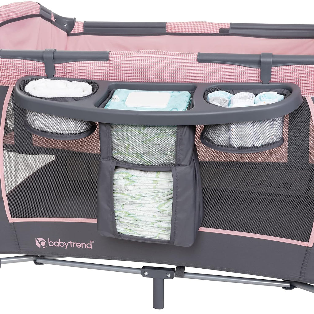 Baby Trend - Cuna Lil Snooze Deluxe III, color rosa
