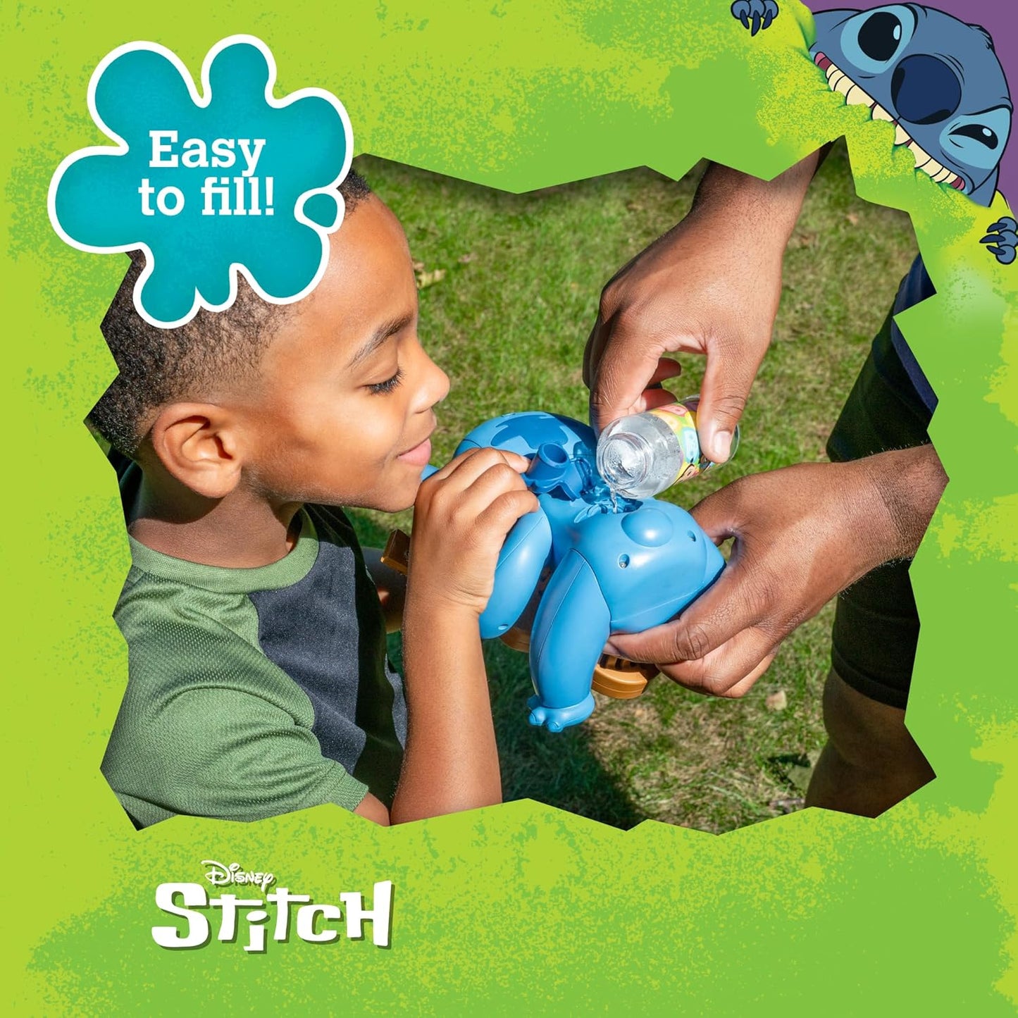 Stitch No Spill - Máquina musical de burbujas | Juguete de burbujas...