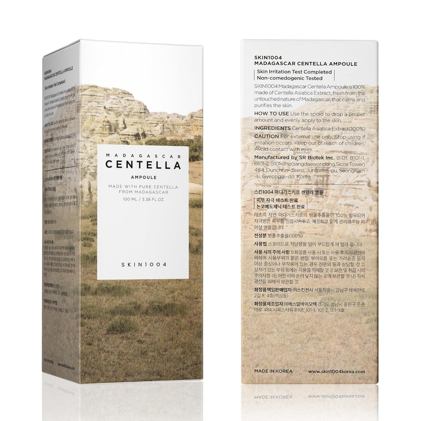 SKIN1004 Madagascar Centella Ampoule 100ml, 3.38 fl.oz, suero facia...