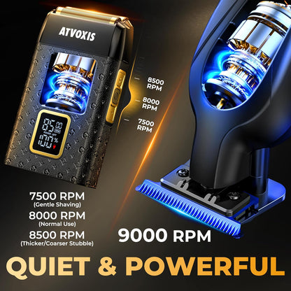 9000 RPM Razor-Sharp Zero Gap T Blade - Recortadora de pelo y barba...