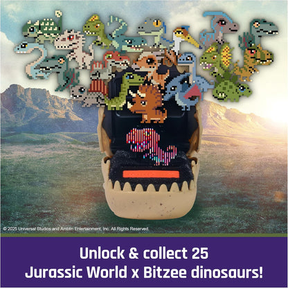 BITZEE, Jurassic World - Juguete interactivo de dinosaurio con 25 d...