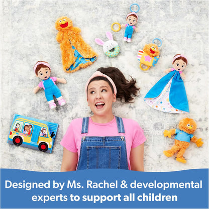 Caja de Aprendizaje Sorpresa Oficial de Ms. Rachel, Juguetes Educativos con Animales de Peluche, Juguetes Sensoriales y Actividades para Bebés, Juguetes para Niños y Niñas de 0-2+
