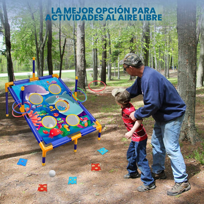 Juego de lanzamiento de bolsas de frijoles de animales, juego de la...