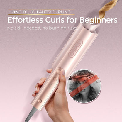 TYMO CurlPro Plus - Rizador giratorio automático, varita rizadora d...