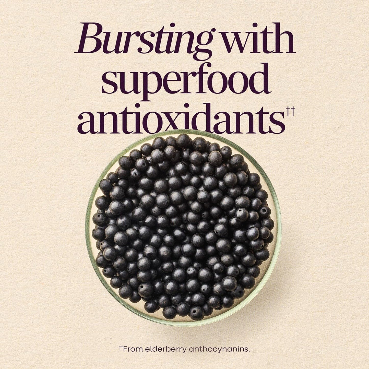 Sambucus Elderberry Gummies Suplementos Herbales, 10486, 60, 1, 1