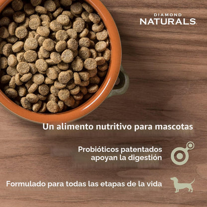 Diamond Skin &amp; Coat Receta de Carne Real con Salmón Silvestre E...