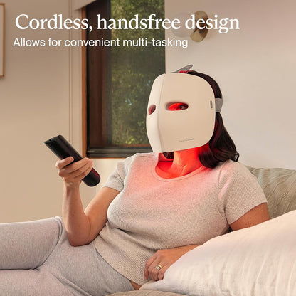 TheraFace Therabody - Máscara facial con terapia de luz LED para el...