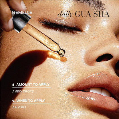 GEMELLE Aceite Facial Linfático Gua Sha | Ganador de 10 Premios | V...
