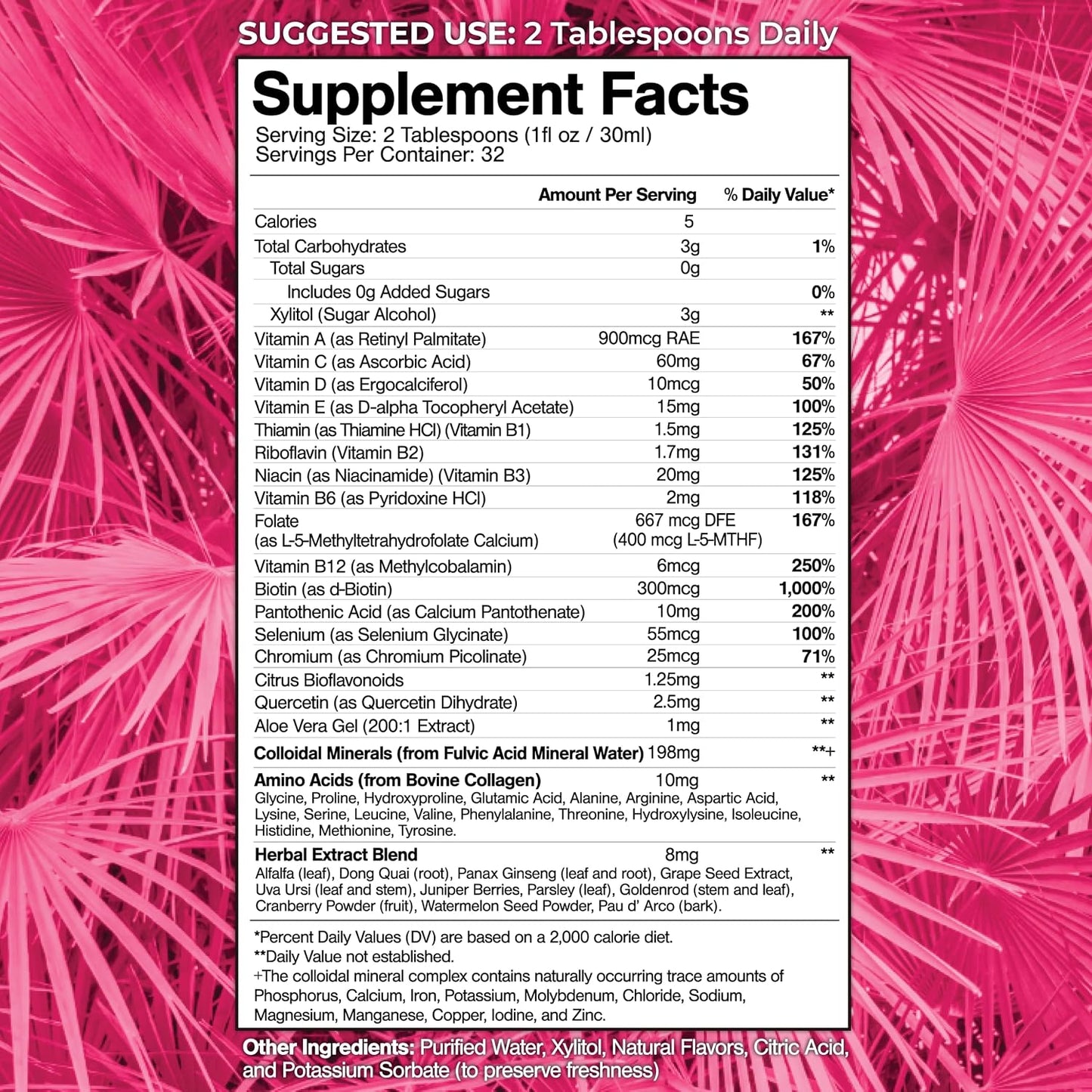 Multivitamínico líquido premium para mujeres | Multivitamínico para...