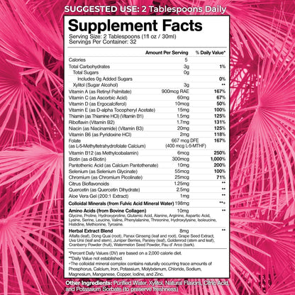 Multivitamínico líquido premium para mujeres | Multivitamínico para...