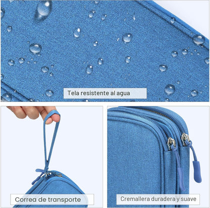 FYY Organizador electrónico, organizador de viaje en bolsa, bolsa d...
