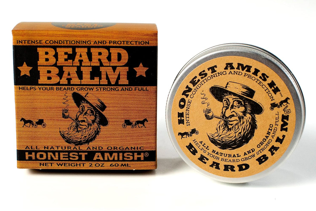 Acondicionador Honest Amish bálsamo para barba, totalmente natural,...