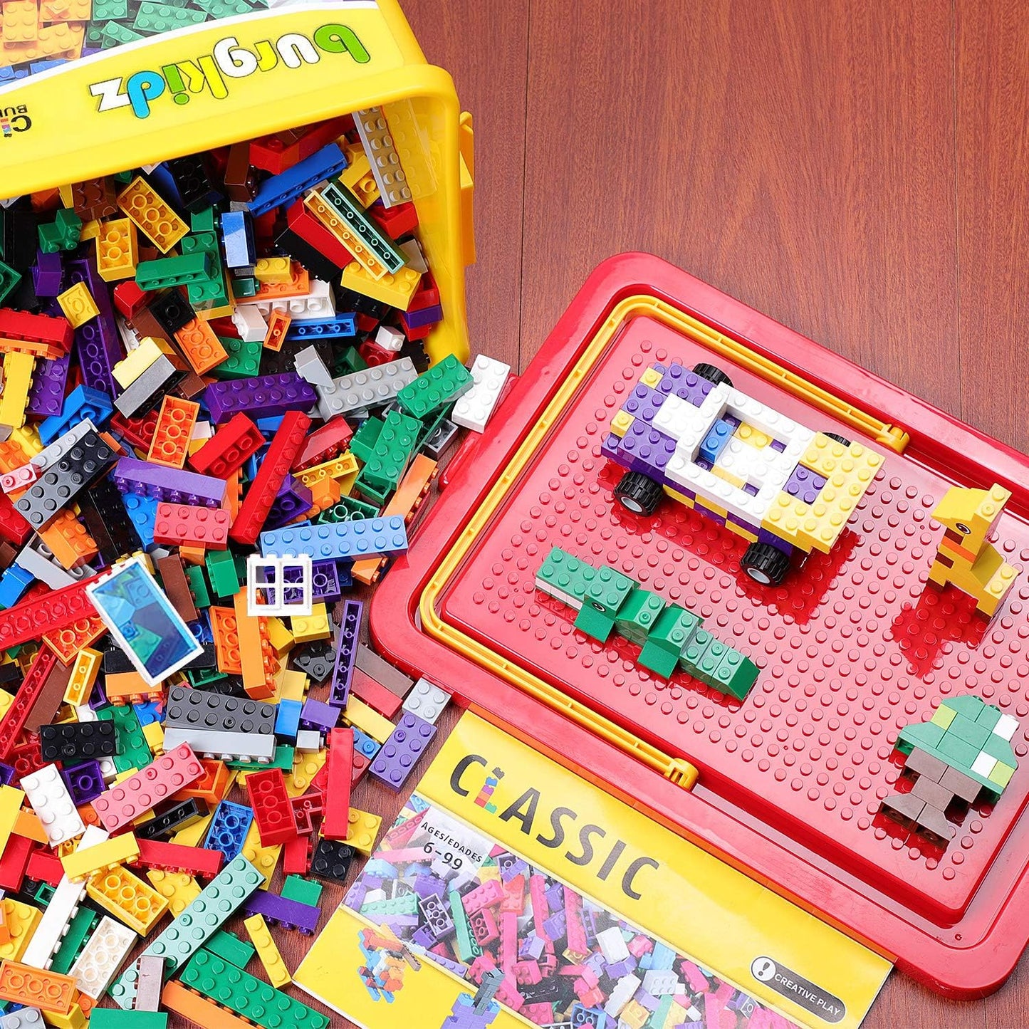 Juego de ladrillos de construcción de 1020 piezas, 1000 bloques de...