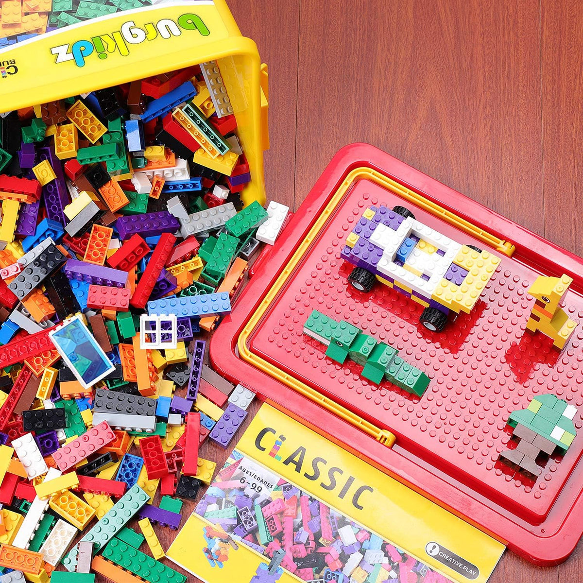 Juego de ladrillos de construcción de 1020 piezas, 1000 bloques de...