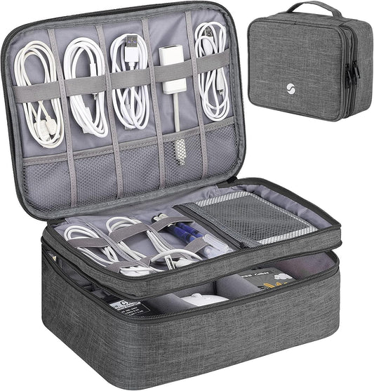 ORIENT FAMULAY Organizador de viaje, bolsa impermeable para cables...