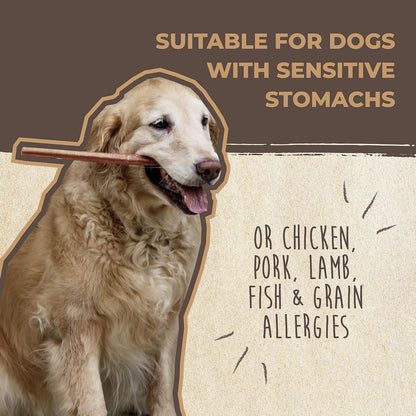 Mighty Paw Naturals Paquete Variado de Bully Sticks para Perros - M...